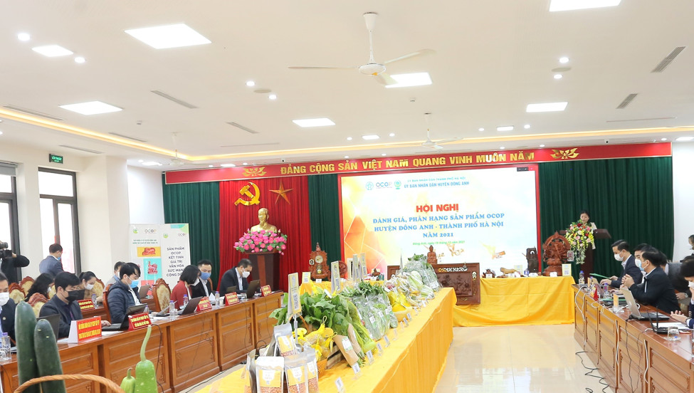 Đánh giá, phân hạng sản phẩm OCOP huyện Đông Anh - thành phố Hà Nội năm 2021_Nguồn Đài truyền hình Hà Nội ngày 18/12/2021