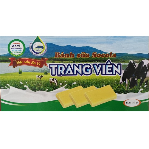 Bánh sữa Socola TRANG VIÊN 170gr