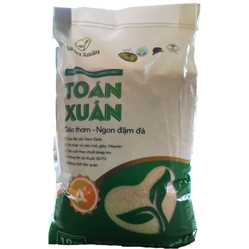 Gạo sạch Toản Xuân 10 kg