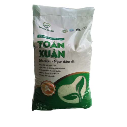 Gạo sạch Toản Xuân 20 kg