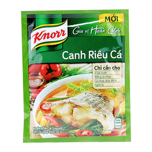 Canh riêu cá Knorr