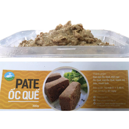 Pate ốc quế