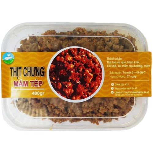 Thịt  ốc quế chưng mắm tép