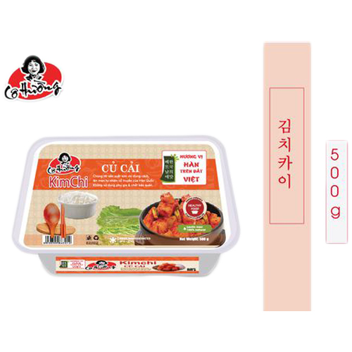 Kim chi củ cải cô Hường 500g/ Hộp