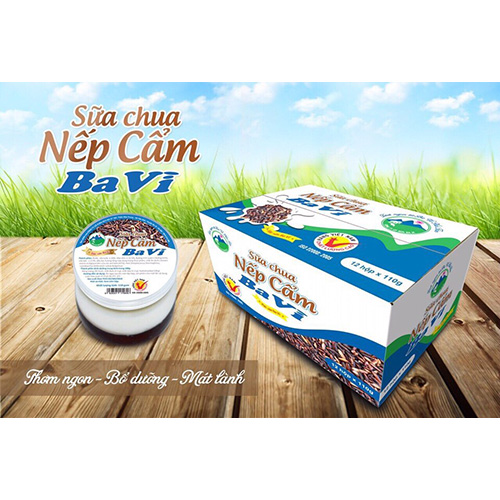 Sữa chua nếp cẩm Ba Vì