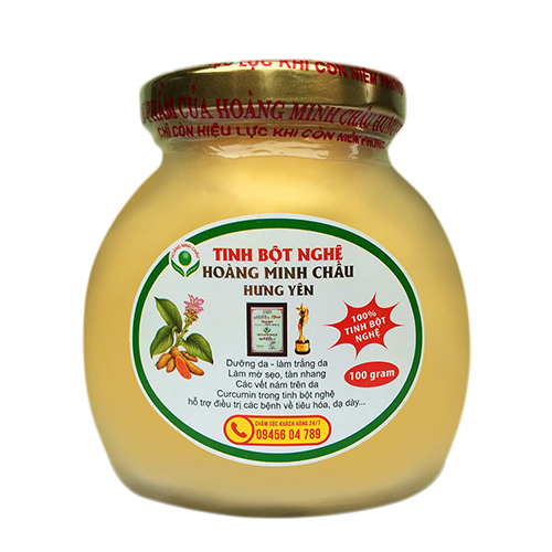 Lọ tinh bột nghệ Hoàng Minh Châu 100g