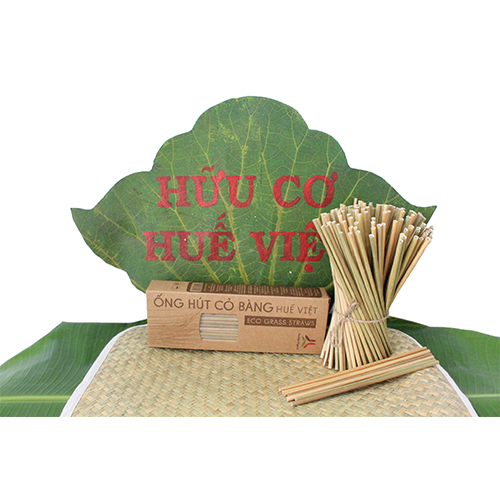 Ống hút cỏ bàng Huế Việt