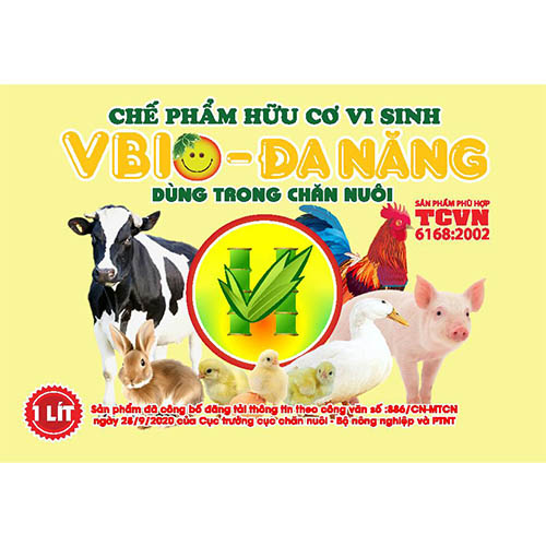 Chế phẩm hữu cơ vi sinh VBIO - Đa năng Dùng trong chăn nuôi