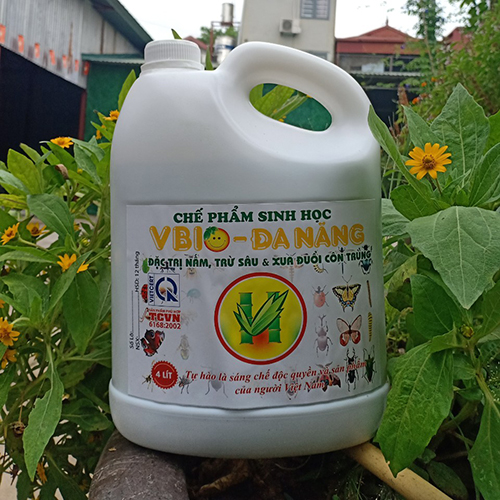 Chế phẩm sinh học VBIO – Đặc trị nấm, trừ sâu và xua đuổi côn trùng 4 lít