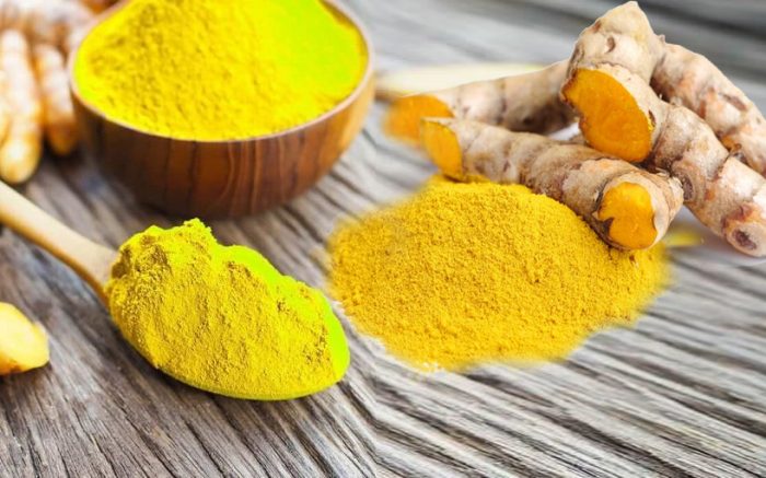 Bột sắn dây; bột nghệ