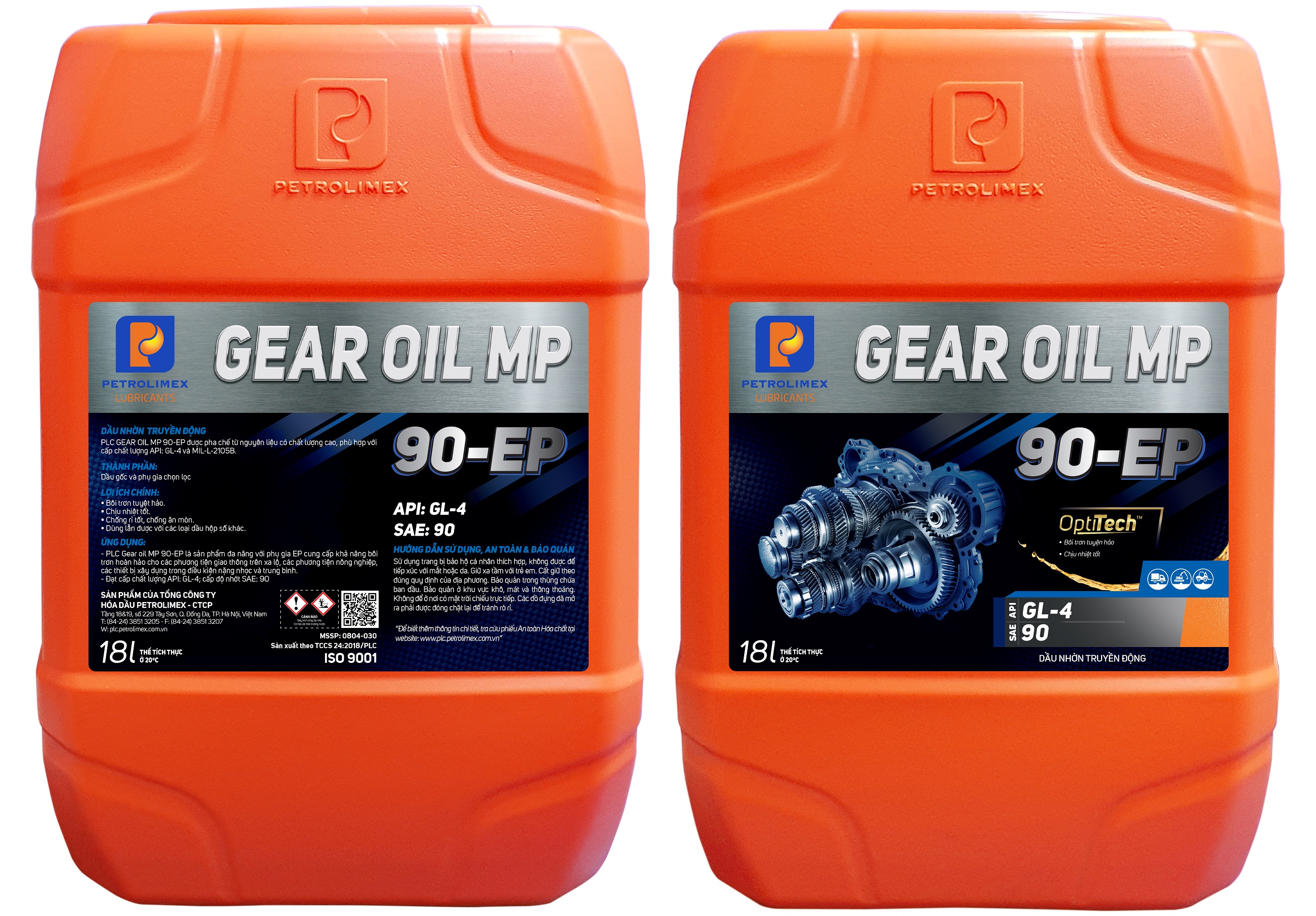 PLC GEAR OIL MP 90 EP - Thùng 18L